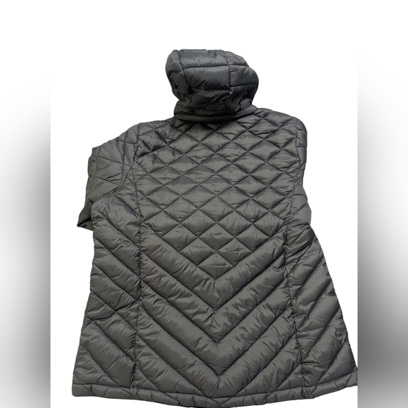 Tommy Hilfiger Quilted Black Hooded Jacket Size Large - Picture 5 of 12